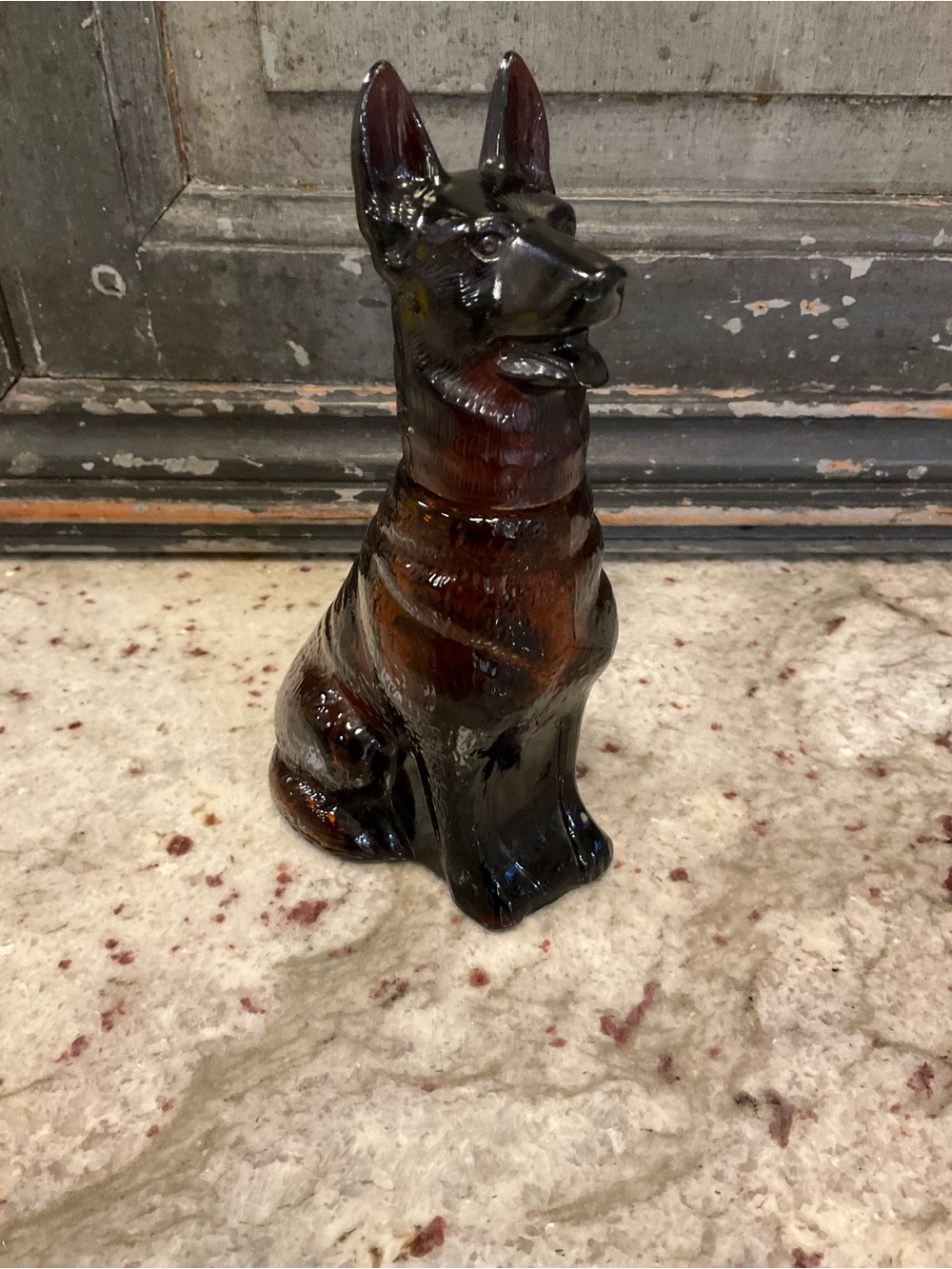 Avon Glass German Shepherd Collectable Figurine